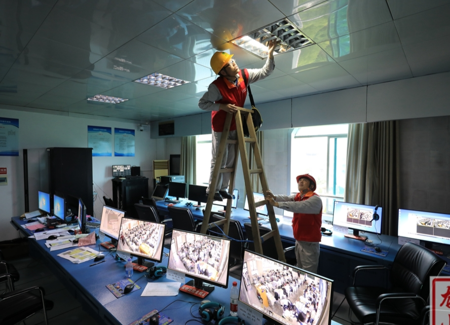 “两考”保电进行时（图）