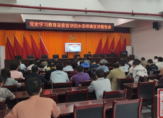 【学党史 明初心】水田坝镇党史学习教育继续走深走实