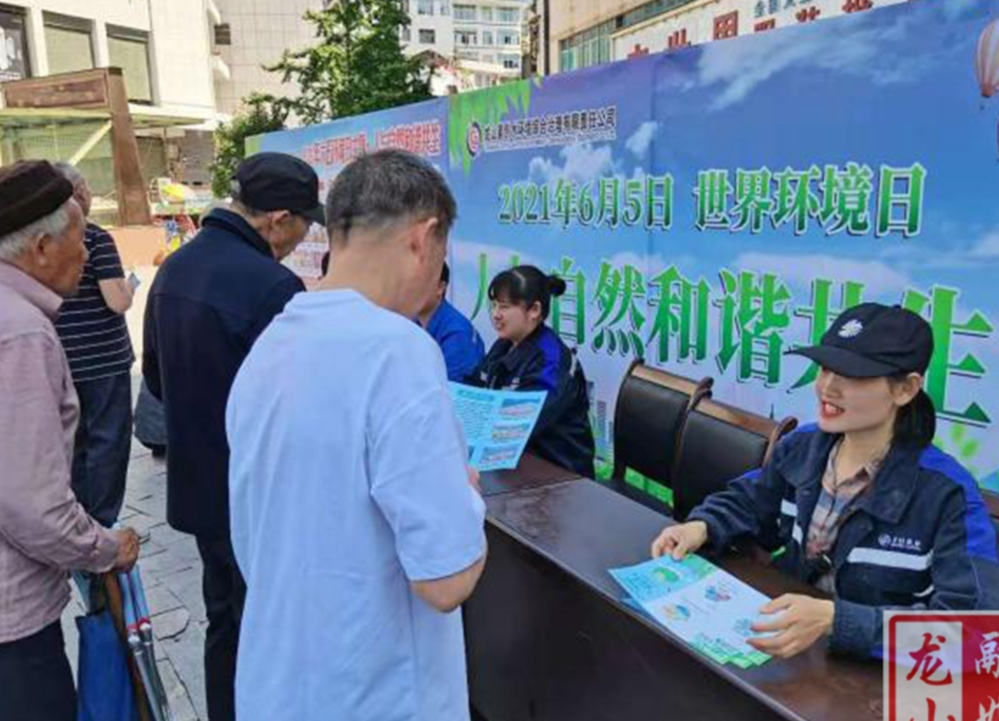 龙山首创公司举行6.5世界环境日宣传活动