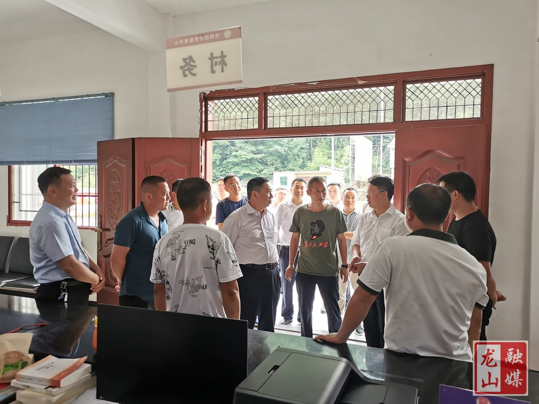 向恩明一行到茅坪乡竹柯村走访慰问困难老党员