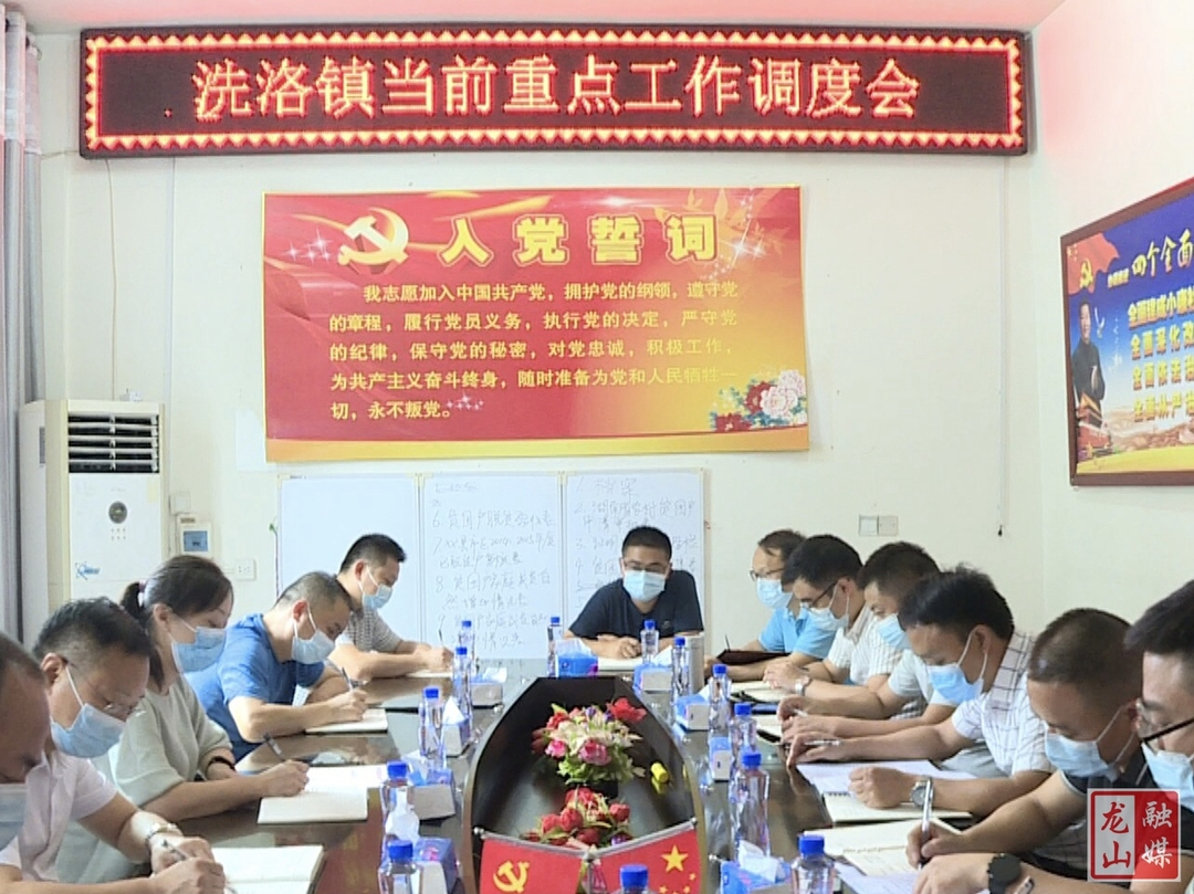 杨甜深入洗洛调度疫情防控等当前重点工作