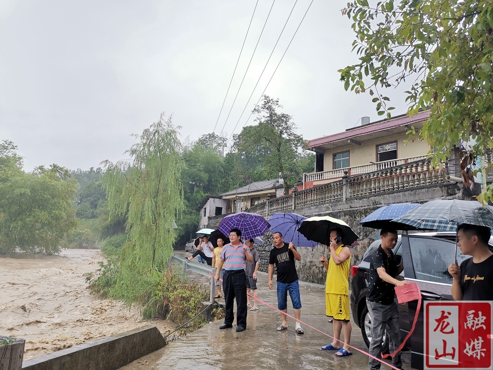 黎新松到红岩溪镇检查指导防汛减灾和疫情防控工作