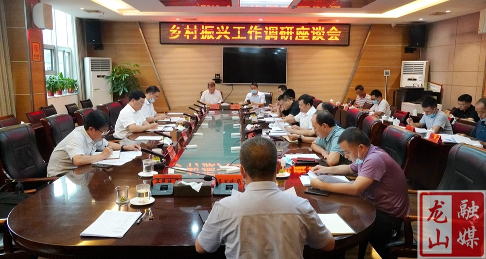 黎新松主持召开乡村振兴工作调研座谈会