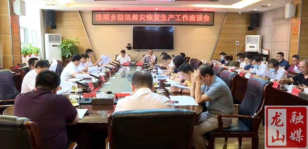 黎新松主持召开洛塔乡防汛救灾恢复生产工作座谈会