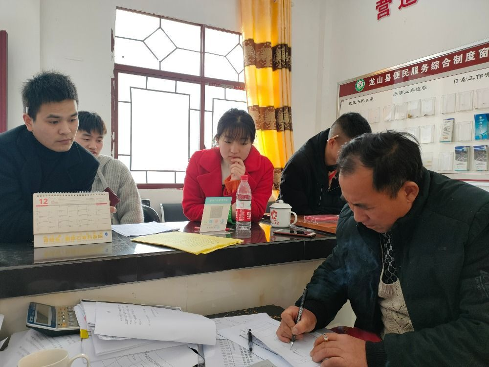 湖南龙山：政务服务沉到村