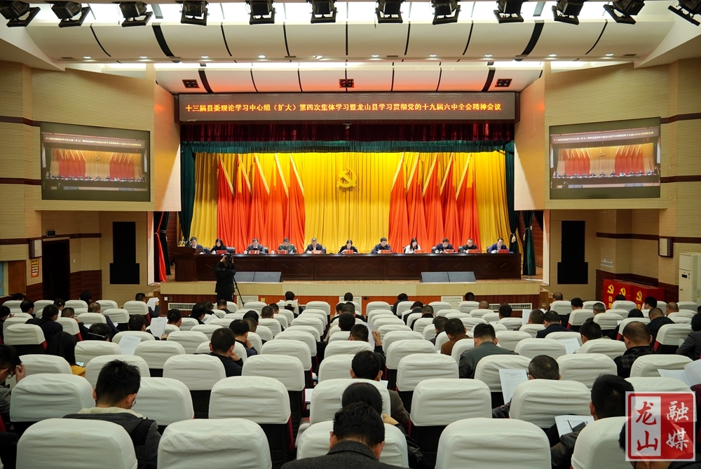 龙山县召开学习贯彻党的十九届六中全会精神会议