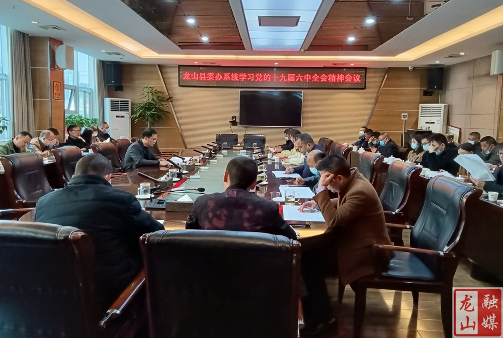 县委办系统学习党的十九届六中全会精神