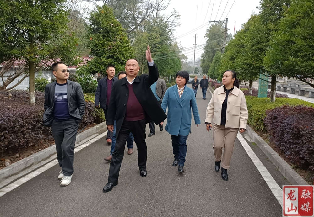 州退役军人事务局一行来龙山调研指导烈士纪念设施整修工作