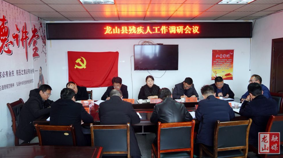 时荣芬专题调研残疾人工作