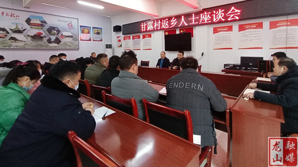 返乡人士座谈会 聚贤纳策谋发展