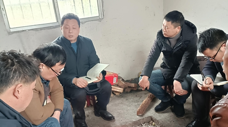 梁兴华到岩门坡村调研