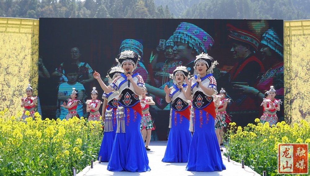 龙山县惹巴拉第三届油菜花节暨惹巴拉首届抖音大赛开幕