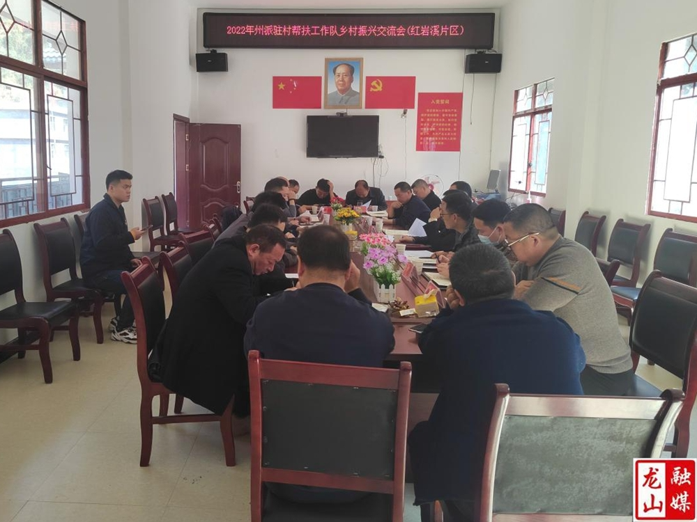 龙山召开北片区州直驻村工作队工作交流会