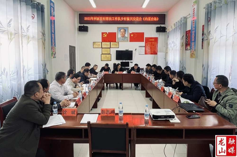 龙山组织乡村振兴驻村工作队开展交流活动