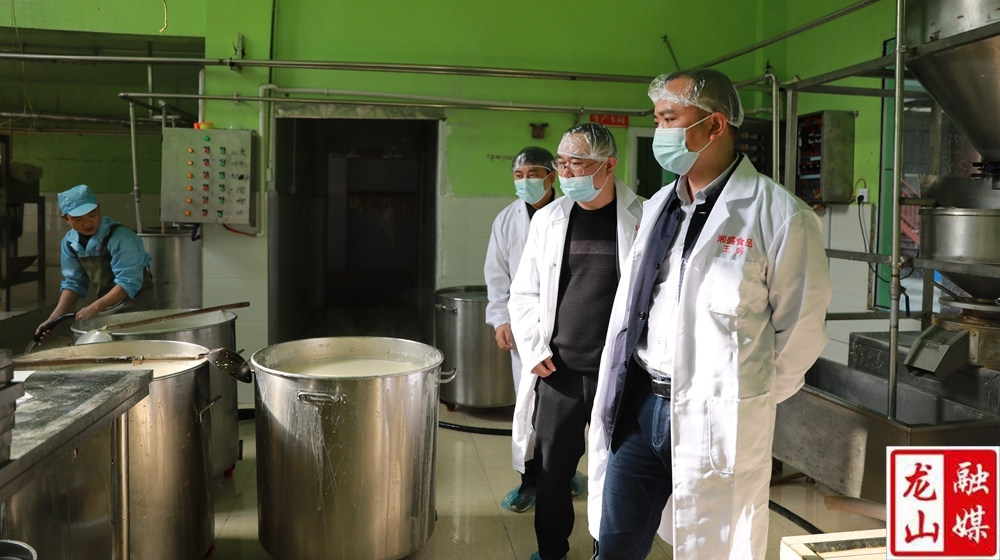 龙江到洗车河镇联系企业走访调研