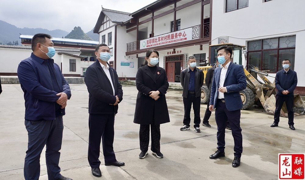 时荣芬到里耶镇走访调研