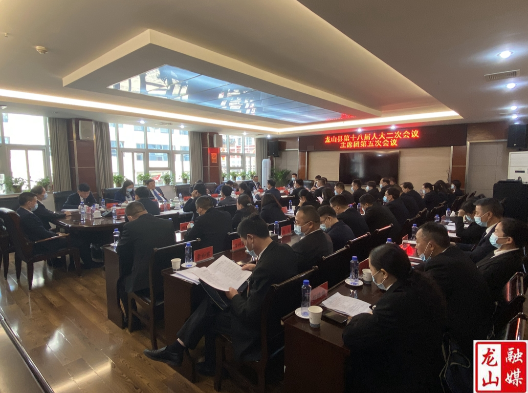 【聚焦龙山县十八届人大二次会议】县十八届人大二次会议主席团第五次会议召开