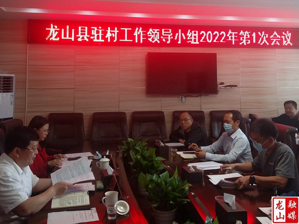 龙山县驻村工作领导小组2022年第1次会议召开