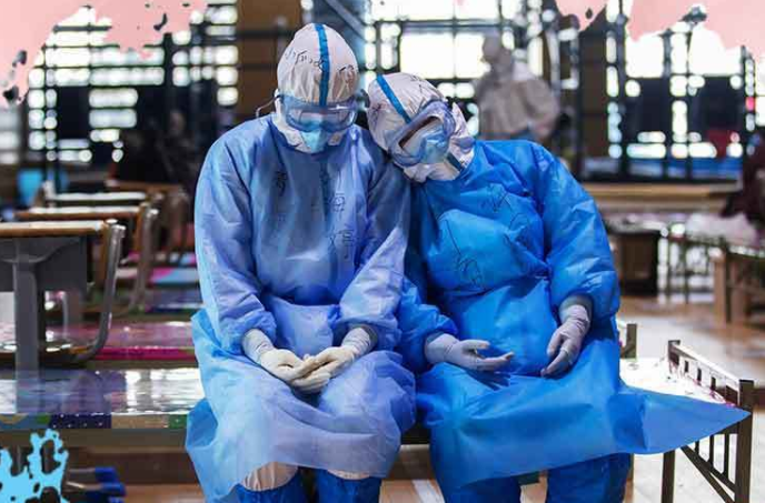 彩绘长图丨总书记这样致敬“白衣天使”