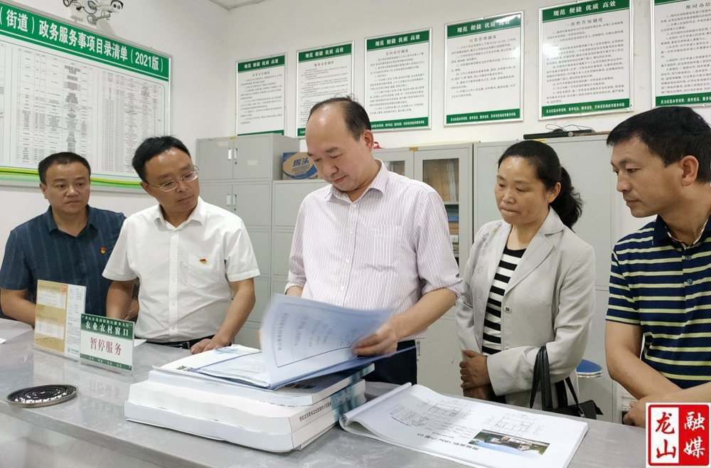 田科虎到龙山调研乡村振兴工作