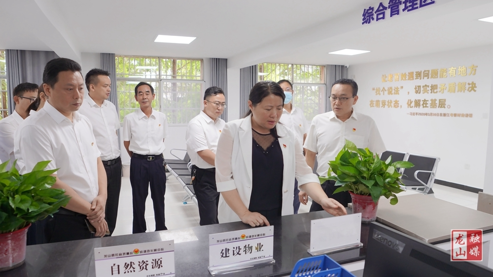 龙山县社会矛盾纠纷调处化解中心正式运行