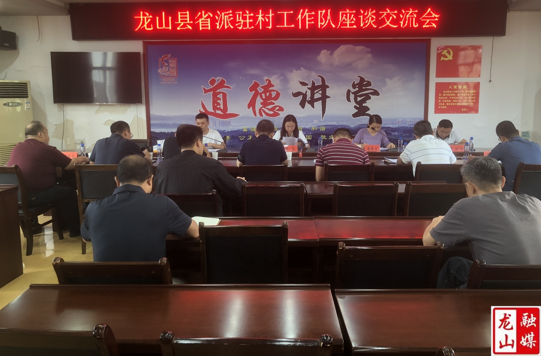 龙山县召开省派驻村工作队座谈交流会