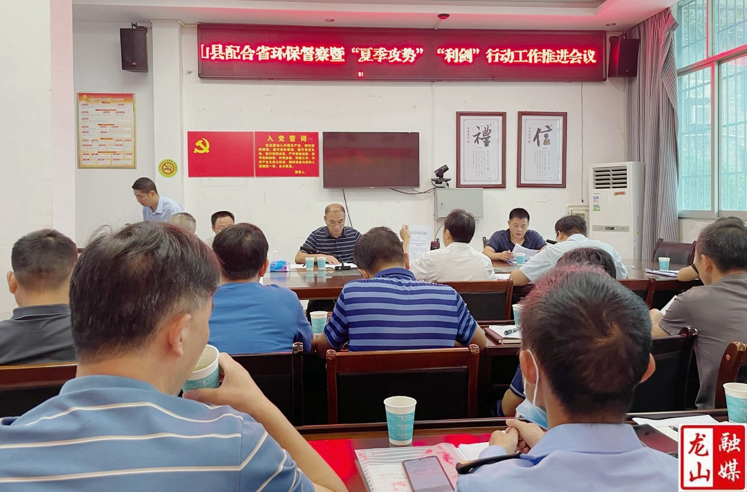 龙山县召开配合省环保督察暨“夏季攻势”“利剑”行动工作推进会议