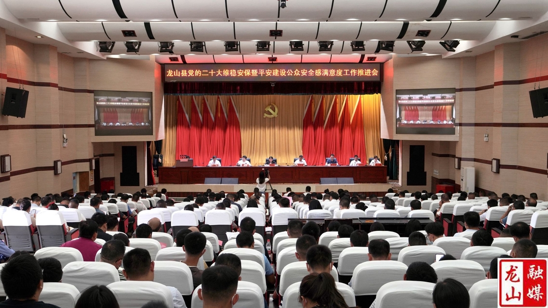 龙山县召开党的二十大维稳安保暨平安建设公众安全感满意度工作推进会