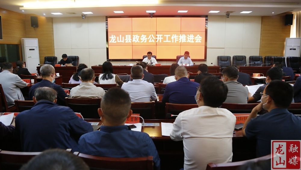 龙山县政务公开工作推进会召开