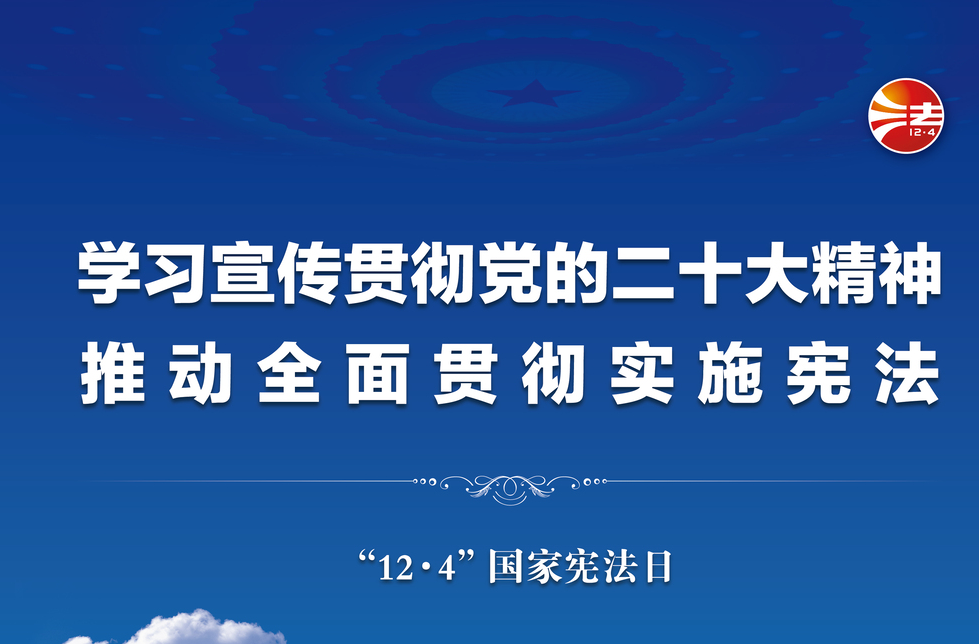 “12.4”国家宪法日 宣传海报