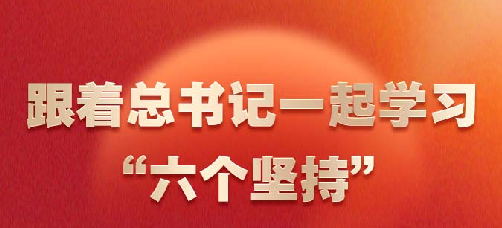 跟着总书记一起学习“六个坚持”