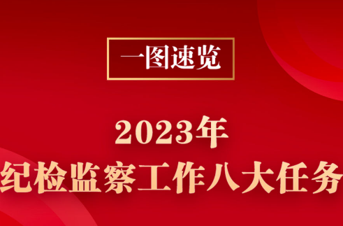 一图速览 | 2023年纪检监察工作八大任务