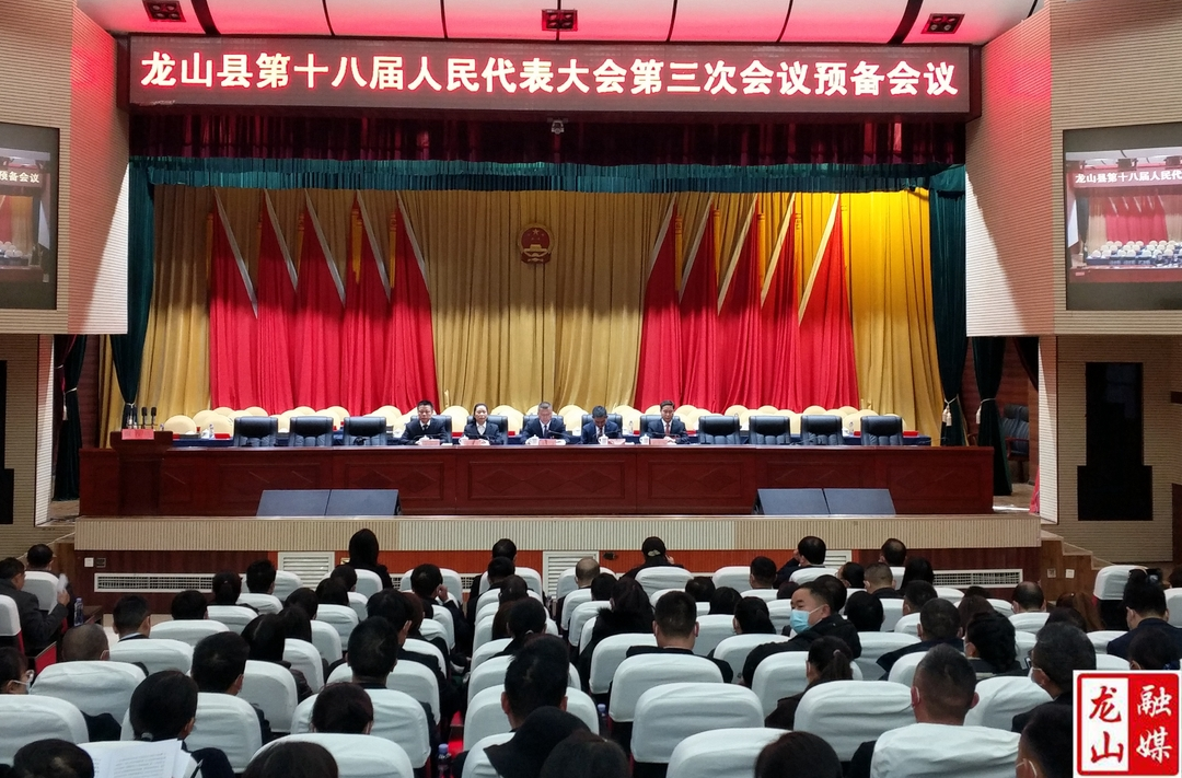 【聚焦两会】龙山县第十八届人民代表大会第三次会议预备会议召开