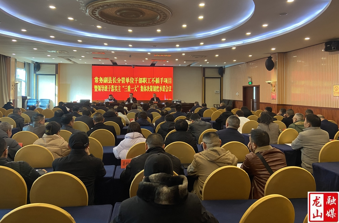 龙山县干部职工不插手项目暨落实“三重一大”承诺会召开