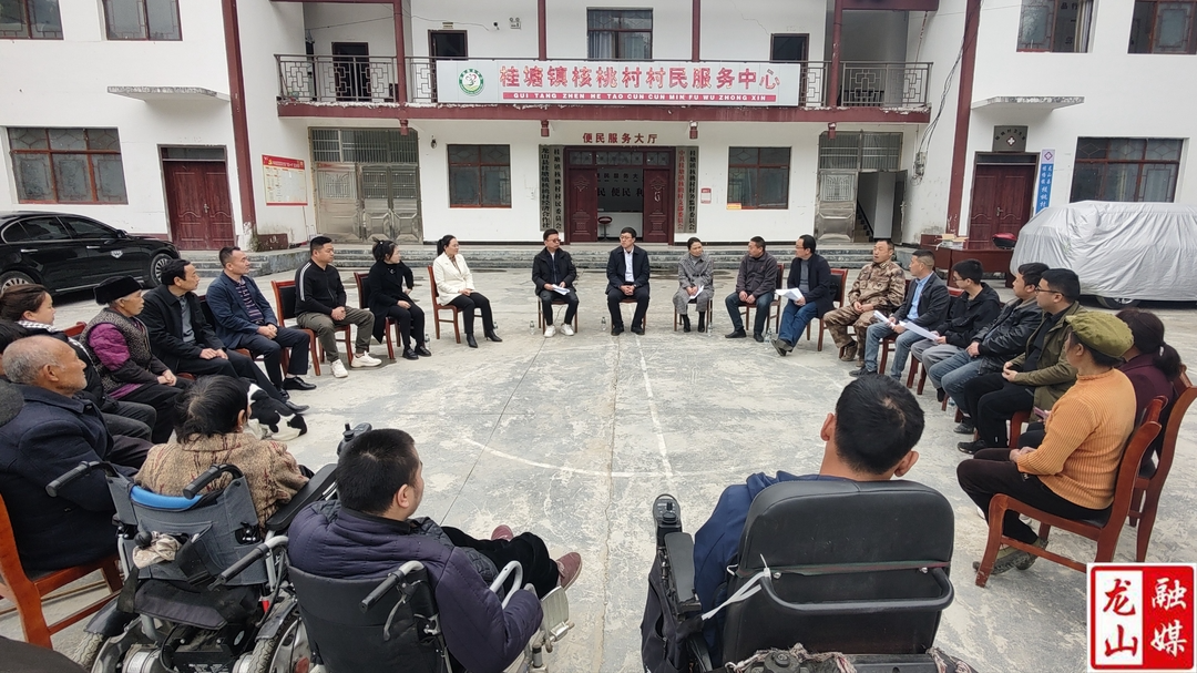 广东省湖南龙山商会到桂塘镇开展捐赠活动