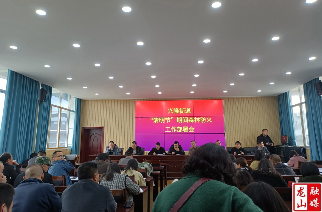 兴隆街道召开清明期间森林防火工作部署会