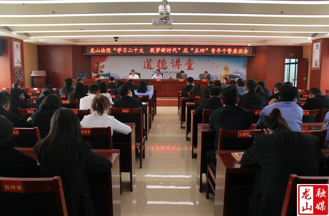 龙山法院召开五四青年节座谈会