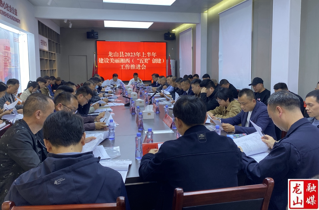 龙山县召开2023年上半年美丽湘西工作推进会