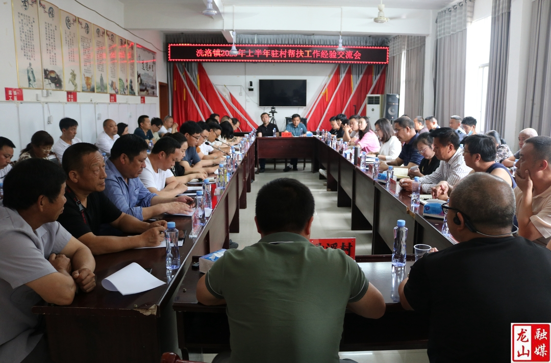 洗洛镇召开2023年上半年驻村帮扶工作经验交流会