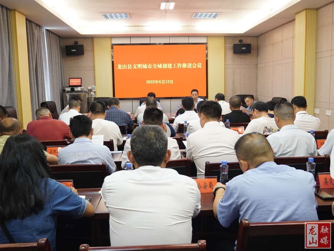 龙山县文明城市全域创建工作推进会召开