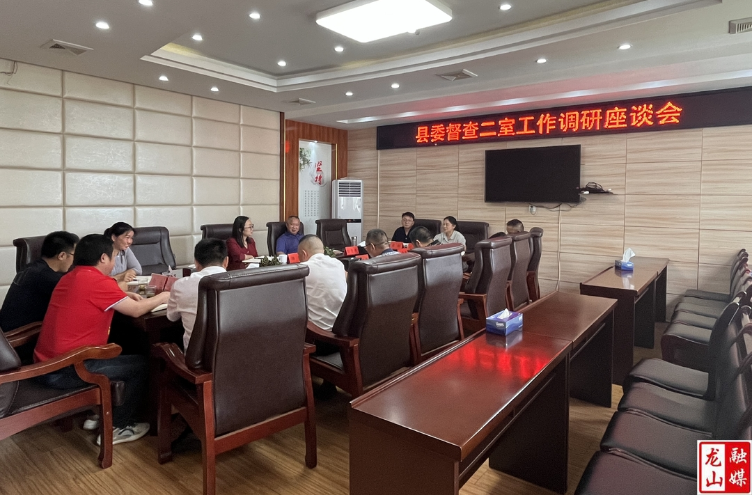 杨甜到县委督查二室调研指导工作