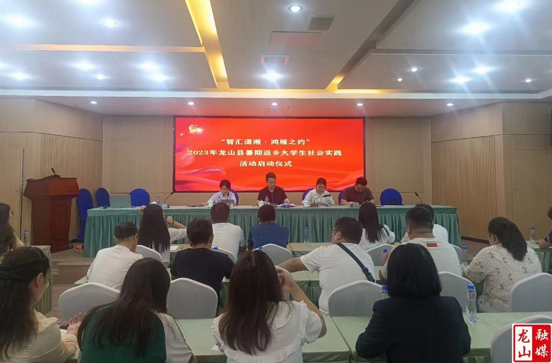 2023年龙山县暑期返乡大学生社会实践活动正式启动