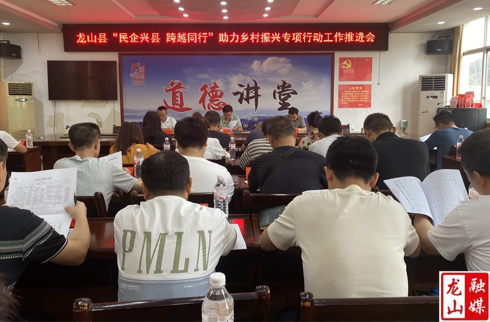 龙山县召开“民企兴县 跨越同行”助力乡村振兴专项行动工作推进会