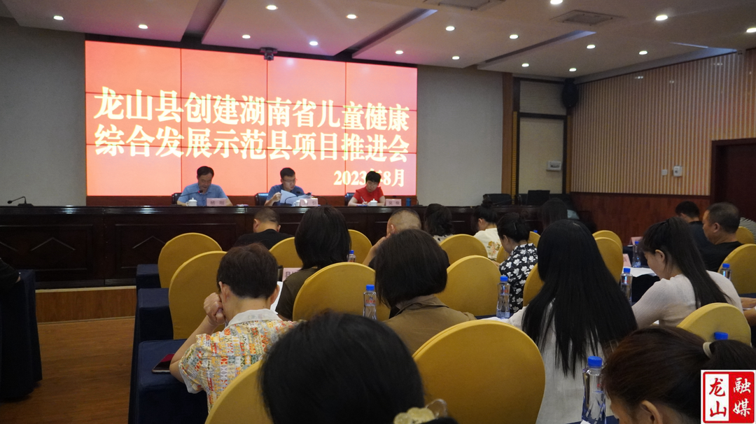龙山县召开创建湖南省儿童健康综合发展示范县项目推进会