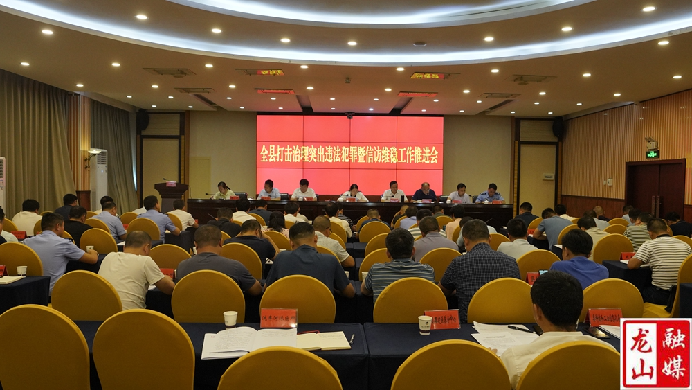 全县打击治理突出违法犯罪暨信访维稳工作推进会召开