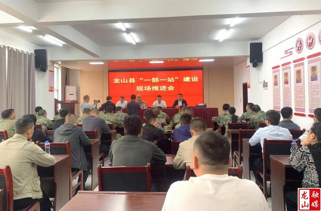 龙山县召开“一部一站”建设现场推进会