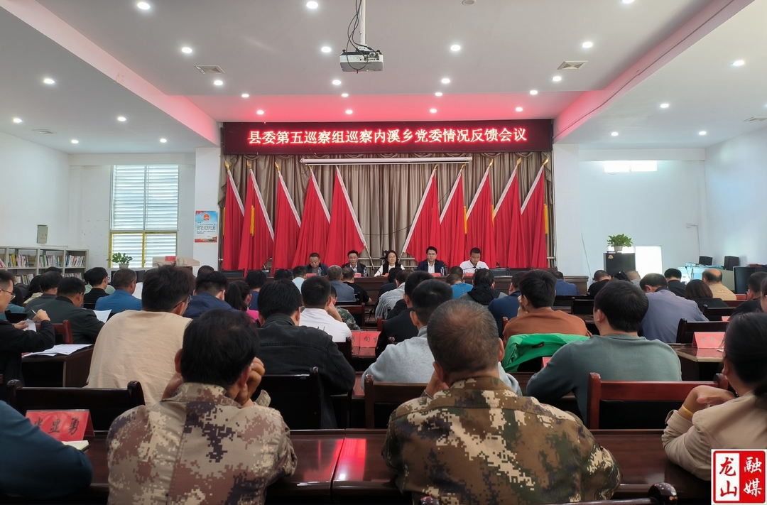 县委第五巡察组巡察内溪乡党委情况反馈会议召开