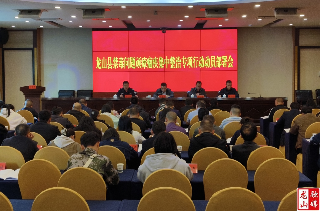 龙山县禁毒问题顽瘴痼疾集中整治专项行动动员部署会召开