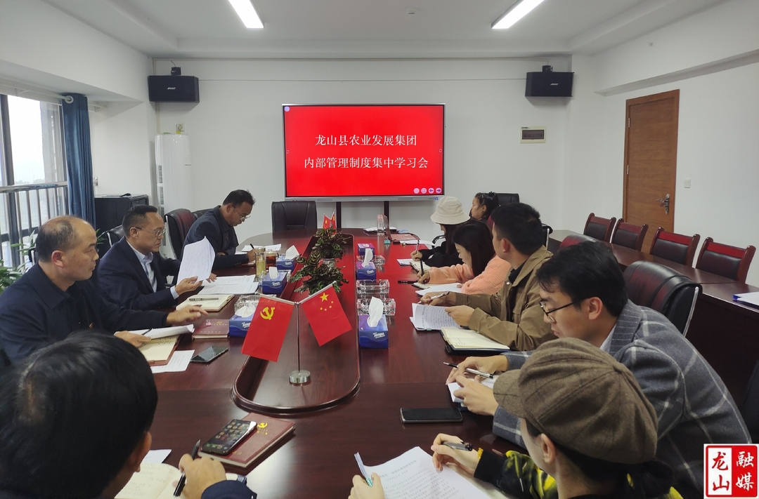 县农发集团建章立制筑牢企业“清廉防线”