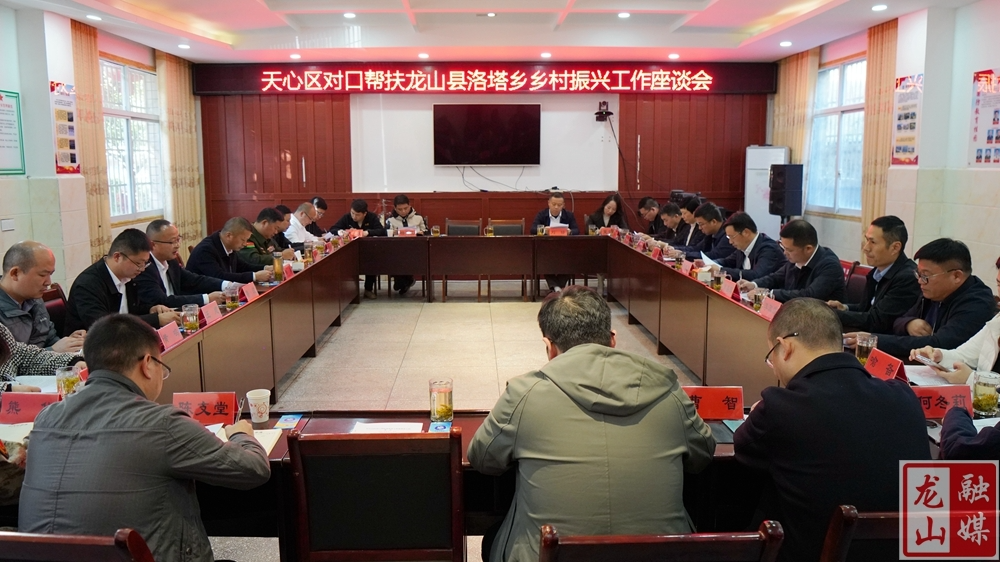 周志军到龙山县洛塔乡调研对口帮扶乡村振兴工作